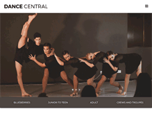 Tablet Screenshot of dance-central.com.au